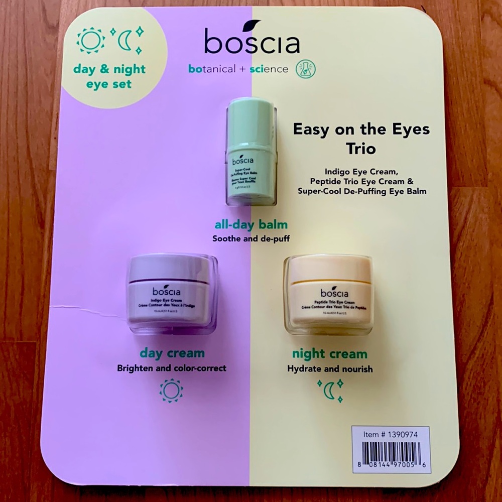 NEW boscia Trio Day & Night Eye Set